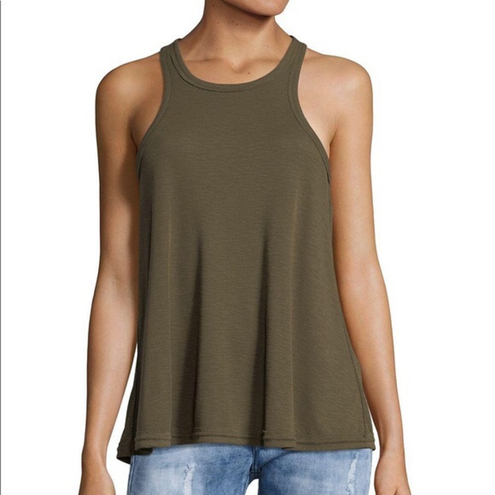 Free People Green Tank